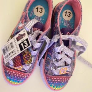 Skechers Twinkle Toes Light Up Girls Shoes